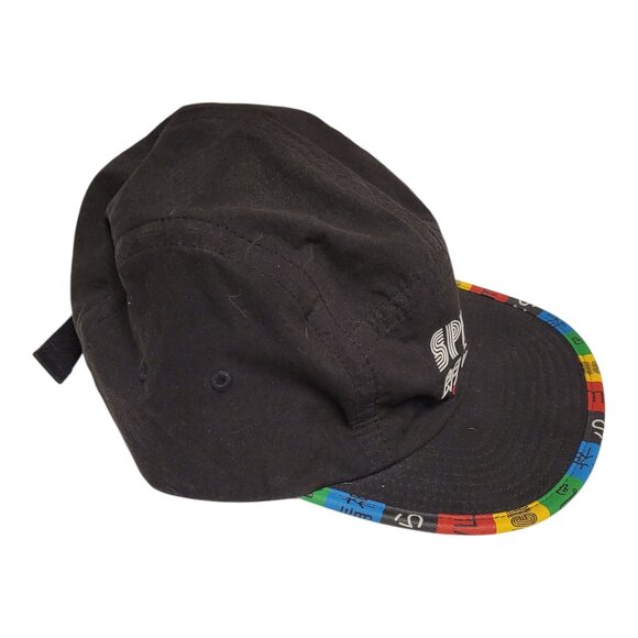 Vans Spirit Black Cap With Multicolor Brim Adjustable Strap - Picture 4 of 6